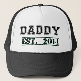 Daddy Est. 2014 - New Dad or Soon-to-be-Dad Gift Trucker Hat