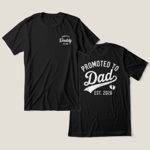 Daddy Est 2026 Daddy To Be New Dad 2026 Tri-Blend Shirt