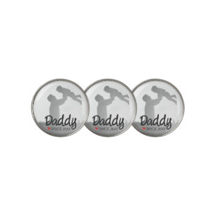 Daddy, first fathers day, first happy father golf ball marker