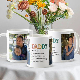 Daddy Funny Custom Noun Quote Photo Personalized Coffee Mug