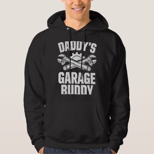 Daddy Garage Buddy Car Mechanic Vehicle Technician Hoodie