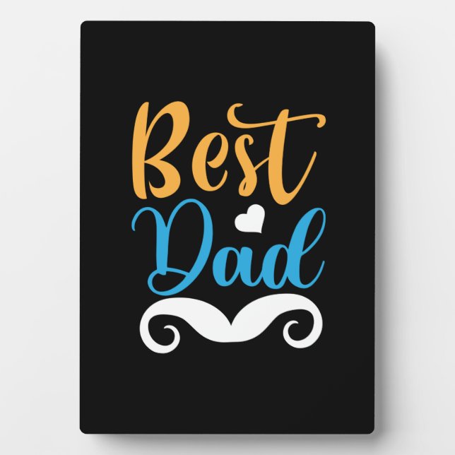 Daddy Gift Best Dad Plaque (Front)