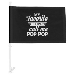 Daddy Gift My Favorite People Call Me Papa Car Flag