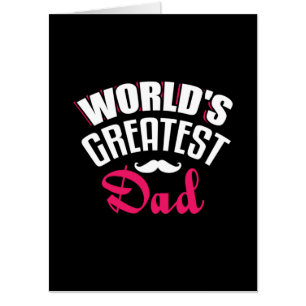 Daddy Gift World Greatest Dad Card