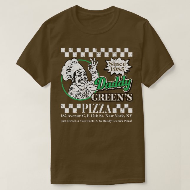 Daddy Greens Pizza Last Dragon T-Shirt (Design Front)