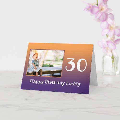 Daddy Happy Birthday Any Year Photo Template Kids