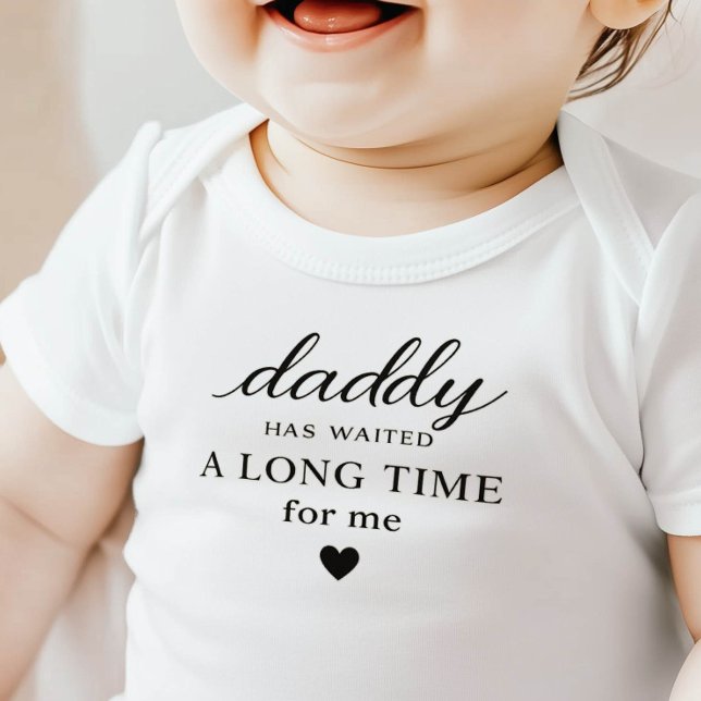 Daddy Has Waited Baby Bodysuit Gift (Creator Uploaded)