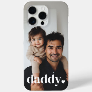 Daddy Heart - First Father's Day Photo  iPhone 15 Pro Max Case