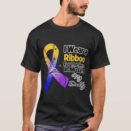 Daddy Hero in My Life Bladder Cancer T_Shirt