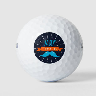 Daddy I Love You Golf Balls