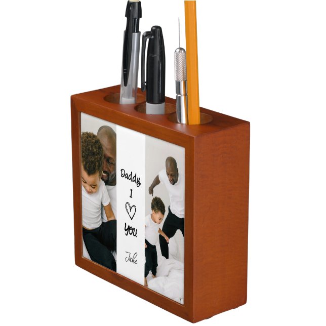 Daddy, I Love You |  Personalized Desk Organizer (In Situ)