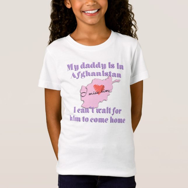Daddy in Afghanistan T-Shirt (Front)