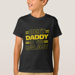 Daddy In The Galaxy Funny Fathers Day Gift For Men T-Shirt