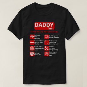DADDY Inc. Funny Fathers Day T-Shirt