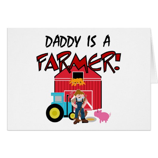 Daddy is a Farmer Tshirts and Gifts (Front Horizontal)