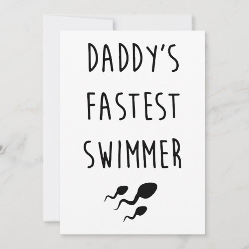 daddy is fastest swimmer swimming t_shirts
