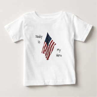 daddy is my hero baby T-Shirt