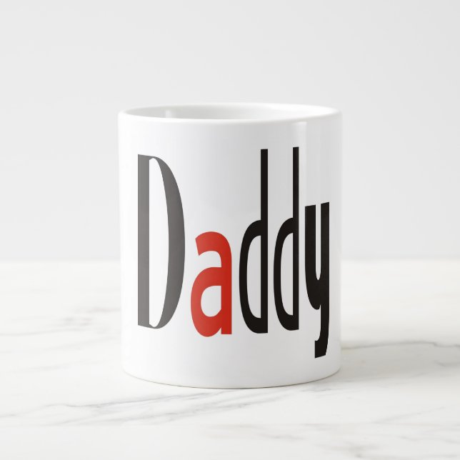 Daddy Jumbo Giant Coffee Mug (Front)