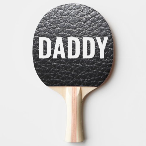 DADDY LEATHER LOOK PING PONG PADDLES