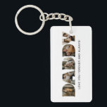 DADDY Letter Photo Collage Father's Day  Keychain<br><div class="desc">DADDY 2-sided keychain personalized with 5 of your favorite photos which are displayed in the shape of the word DADDY with the words "Love you forever and always!"  Perfect for your dad!</div>