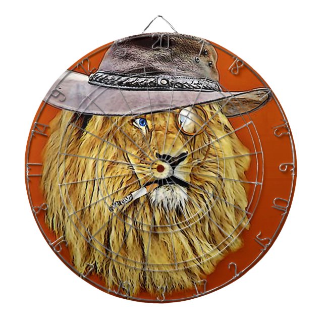 Daddy Lion Dart Board (Front)