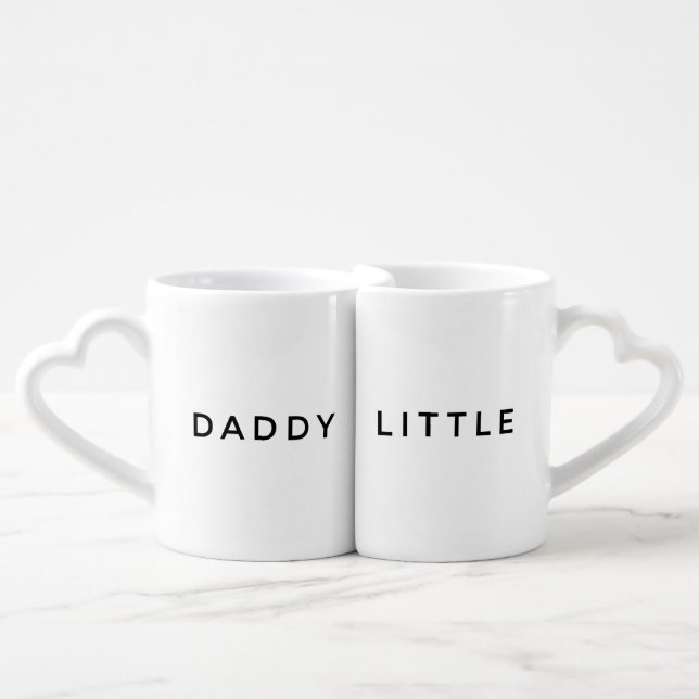 Daddy & Little Mug Set (Front Nesting)