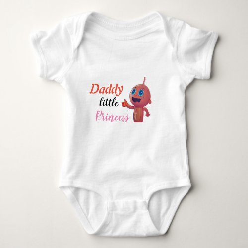 daddy little princess dress baby bodysuit