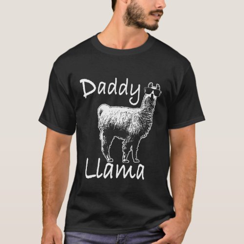 Daddy Llama   T-Shirt