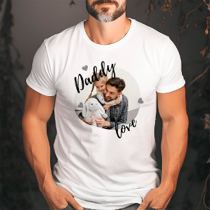 Daddy Love Cute Photo Father's Day T-Shirt