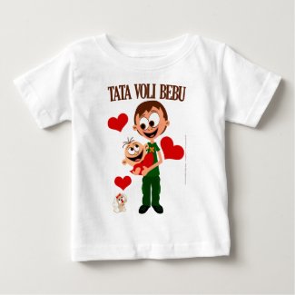 Daddy Loves Baby - Baby t-shirt