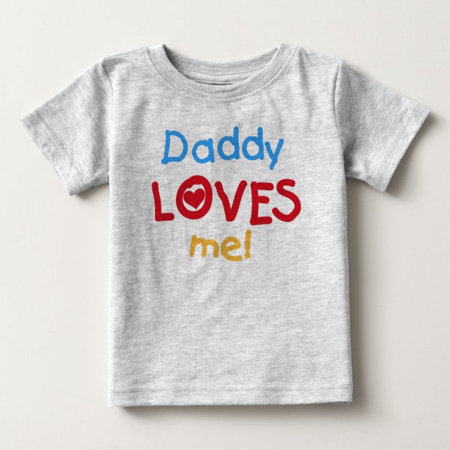 Daddy Loves Me Baby Romper (Front)