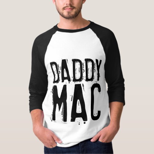 DADDY MAC Mens Vintage T_Shirts