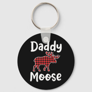 Daddy Moose Matching Family Merry Xmas In July Men Keychain