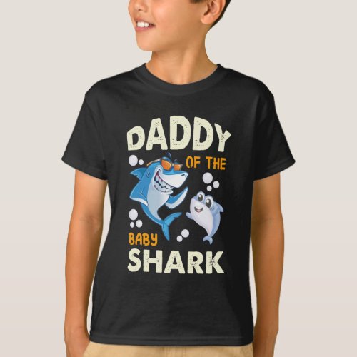 Daddy of the Baby Shark T_Shirt