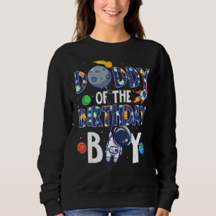 Daddy Of The Birthday Boy Astronaut Sweatshirt