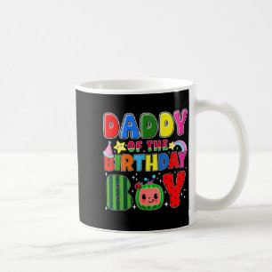 Daddy Of The Birthday Boy Melon Family Matching Fu Coffee Mug