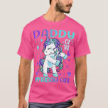 Daddy of the Birthday Girl Flossing Unicorn Dad Da T-Shirt<br><div class="desc">Daddy of the Birthday Girl Flossing Unicorn Dad Daddy Gifts  .Celebrate the birthday of your daughter and the anniversary party with this flower unicorn design.</div>