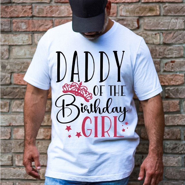 Daddy of the Birthday Girl Squad Custom Matching T-Shirt (Creator Uploaded)