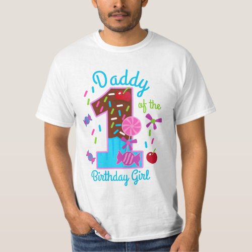 Daddy of the First birthday Chocolate T_Shirt