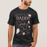 Daddy of the Spooky One Girl First Birthday Pink H T-Shirt<br><div class="desc">Daddy of the Spooky One Girl First Birthday Pink H</div>