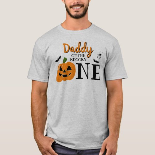 Daddy Of The Spooky One Halloween 1st Birthday T_Shirt