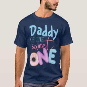 Daddy of The Sweet One Brother 1st Birthday Donut T-Shirt