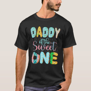 Daddy of the Sweet One Dad Donuts Family Matching T-Shirt
