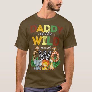 Daddy Of The Wild Two Zoo Birthday Safari Jungle A T-Shirt
