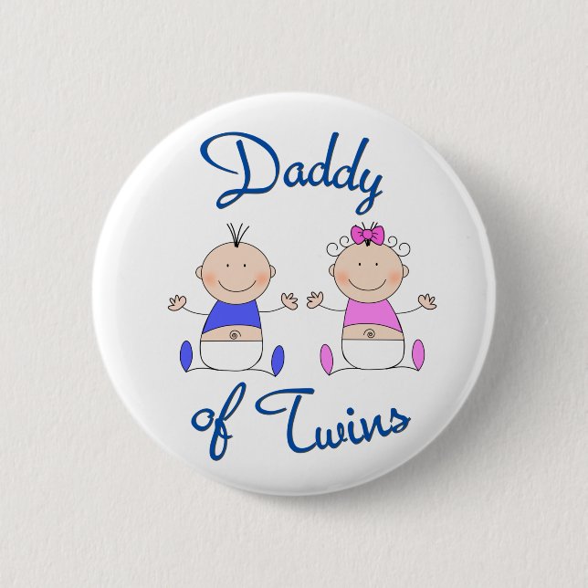 Daddy of Twins Button (Front)