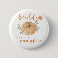 Daddy Orange Little Pumpkin Fall Baby Shower 