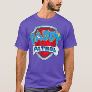 Daddy Patrol  Birthday Party Dog Mom, Dad For Men  T-Shirt