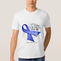 Daddy Periwinkle Ribbon - Stomach Cancer T-Shirt