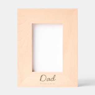 Daddy Personalized Kids Names Modern Father’s Day  Engraved Frames