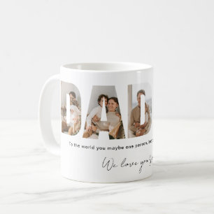 Daddy Photo Collage Father's Day Coffee Mug